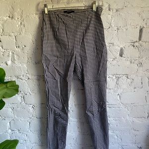 Stretchy Forever 21 High-Waisted Gingham Pants